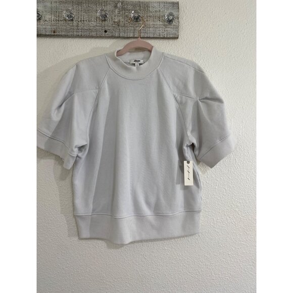 Agolde X Anthro The Round Box Sweatshirt Lavender Gray Women’s Small Athleisure - Picture 15 of 16